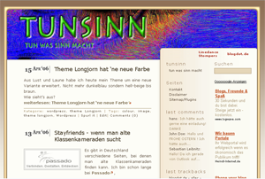 theme longjorn_II screenshot